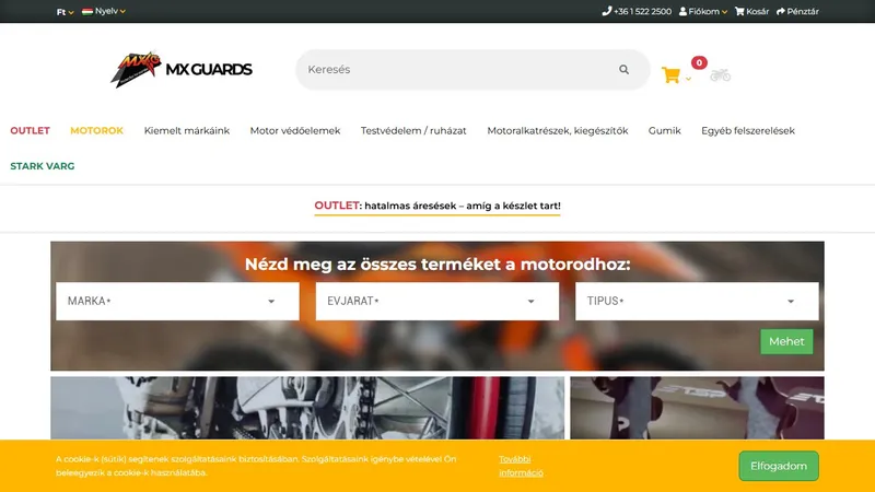 MXGuards.com – 30.000+ termékes motoros webshop